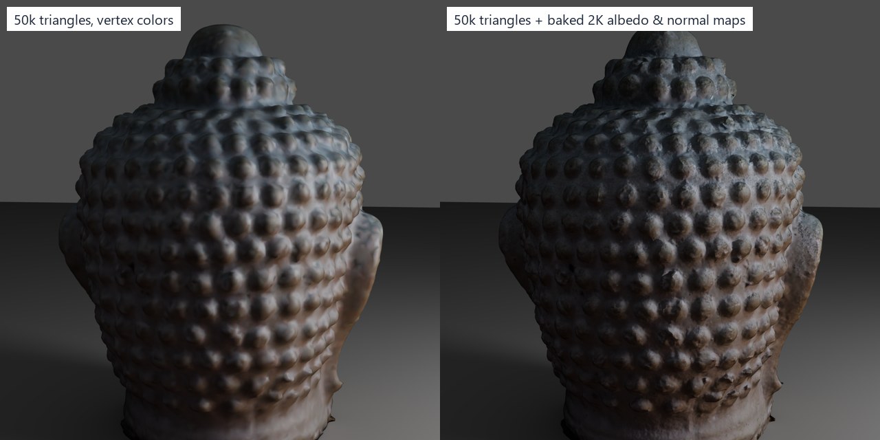 Normal map comparison